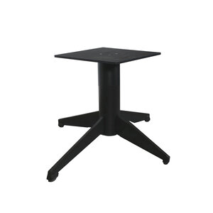4-Fuß-Couchtischgestell Metall - schwarz - 11,4 cm (rund) - 60x90 cm breit - 38 cm hoch