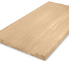 Tischplatte Eiche nach Maß - Aufgedoppelt - 6 cm dick (2-lagig) - Eichenholz A-Qualität - Eiche Tischplatte massiv - verleimt & künstlich getrocknet (HF 8-12%) - 50-120x50-260 cm