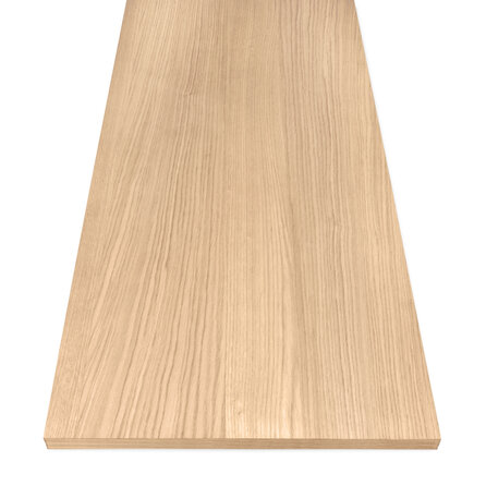 Eichenfurnier nach Maß - 3 cm (30 mm) dick - Echtholzfurnier Eichenholz A-Qualität - Furniereiche Platte (Spanplatte Eiche furniert)