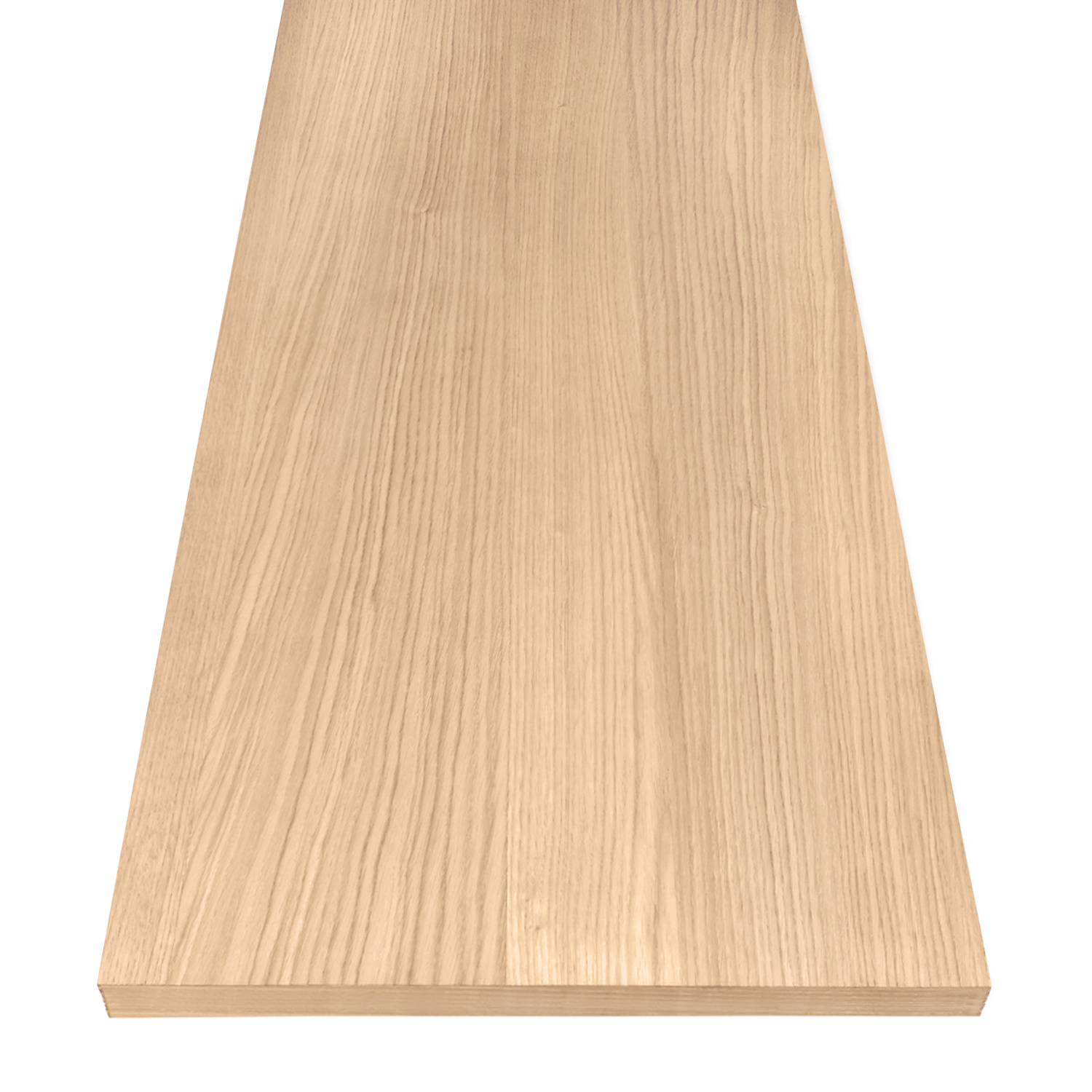  Eichenfurnier nach Maß - 4 cm dick - Echtholzfurnier Eichenholz A-Qualität - Furniereiche Platte (Spanplatte Eiche furniert)