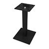 Bistrotischgestell Metall - schwarz - 8x8 cm - Boden: 40x40 cm - 72 cm hoch - Zentrales Gastronomie-Tischgestell (Tischfuß / Mittelfuß) aus beschichtetem Gusseisen