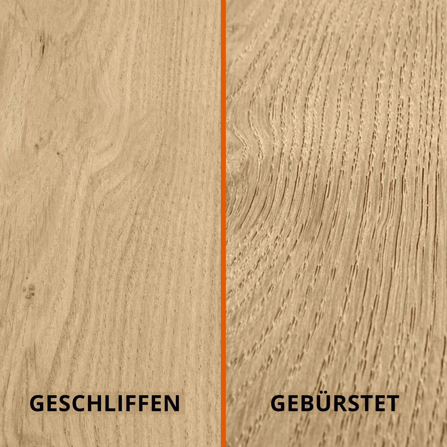  Tischplatte Eiche rund nach Maß - 2 cm dick - Eichenholz rustikal - Durchmesser: 30 - 180 cm - Eiche Tischplatte rund massiv - verleimt & künstlich getrocknet (HF 8-12%)