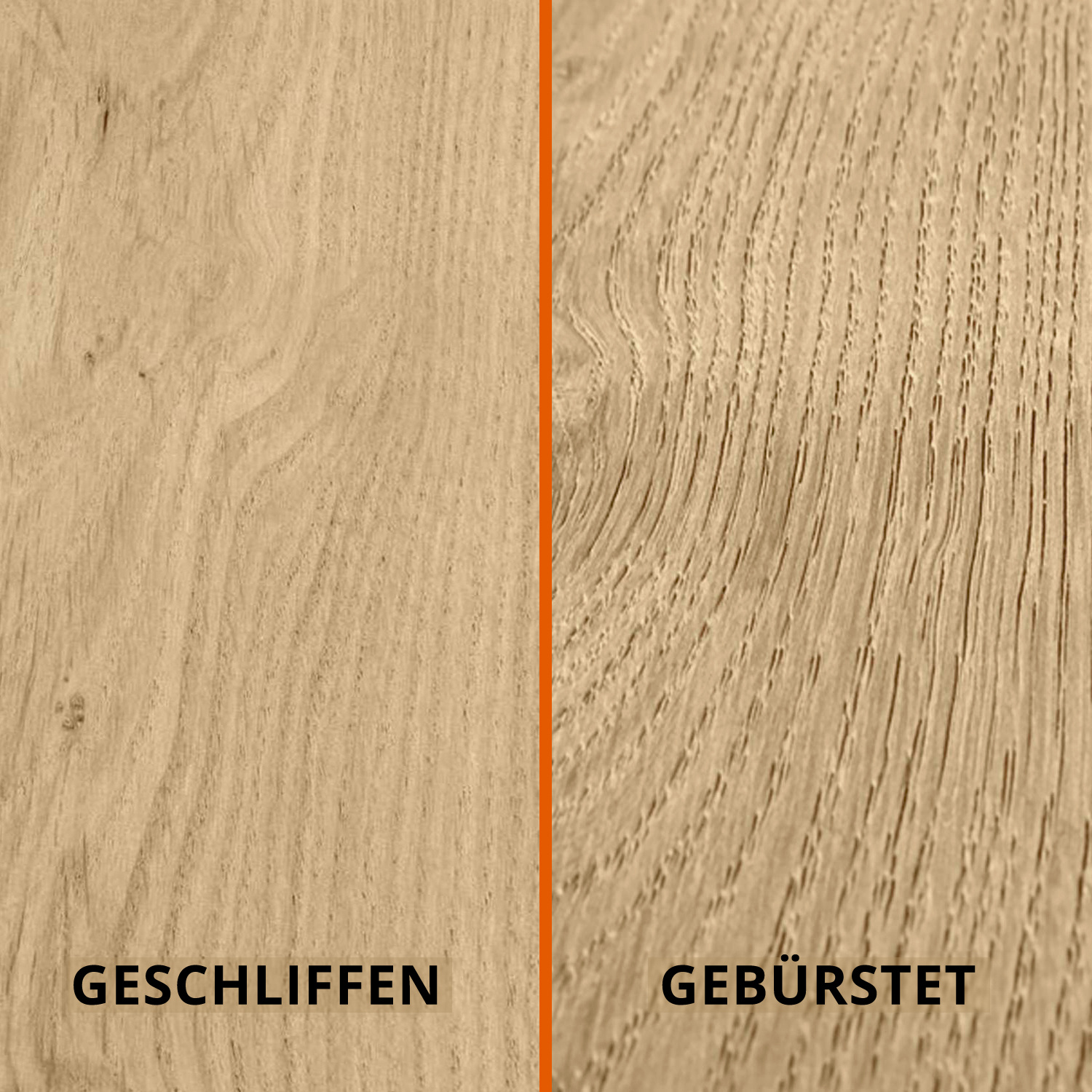  Tischplatte Eiche rund nach Maß - 3 cm dick - Eichenholz rustikal - Durchmesser: 30 - 180 cm - Eiche Tischplatte rund massiv - verleimt & künstlich getrocknet (HF 8-12%)