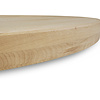 Tischplatte Eiche rund nach Maß - 6 cm dick (2-lagig) - Eichenholz A-Qualität - Durchmesser: 30 - 180 cm - Eiche Tischplatte rund massiv - verleimt & künstlich getrocknet (HF 8-12%)