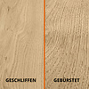 Tischplatte Eiche oval - 2 cm dick - Eichenholz A-Qualität - Ellipse Eiche Tischplatte massiv - HF 8-12%