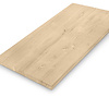 Tischplatte Eiche - 4 cm dick (1-Schicht) - Breite Lamellen (10 - 12 cm breit) - Eichenholz rustikal - verleimt & künstlich getrocknet (HF 8-12%) - verschiedene Größen
