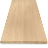 Tischplatte Eiche nach Maß - 4 cm dick (1-Schicht) - Breite Lamellen (10 - 12 cm breit) - Eichenholz A-Qualität - verleimt & künstlich getrocknet (HF 8-12%) - 50-120x50-248 cm