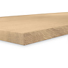 Tischplatte Eiche - 4 cm dick (1-Schicht) - Breite Lamellen (10 - 12 cm breit) - Eichenholz A-Qualität - verleimt & künstlich getrocknet (HF 8-12%) - verschiedene Größen