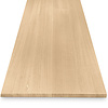 Tischplatte Eiche - 2,7 cm dick (1-Schicht) - Breite Lamellen (10 - 12 cm breit) - Eichenholz A-Qualität - verleimt & künstlich getrocknet (HF 8-12%) - verschiedene Größen