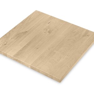 Tischplatte Eiche - quadratisch - nach Maß - 3 cm - rustikal
