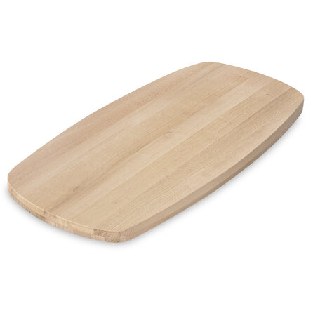Tischplatte Eiche bootsförmig (Dänisch oval) - 6 cm (60 mm) dick - 2-lagig (massiv) - Eichenholz A-Qualität (A/B) - Massivholz, verleimt - HF 8-12% Tischplatte Eiche bootsförmig (Dänisch oval) - 6 cm (60 mm) dick - 2-lagig (massiv) - Eichenholz A-Qualität (A/B) - Massivholz, verleimt - HF 8-12%