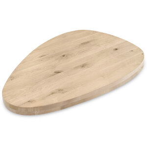 Tischplatte Eiche - organisch - 8 cm (2-lagig) - rustikal