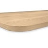 Waschtischplatte Eiche mit runden Ecken - mit Löchern - nach Maß - 4 cm (40 mm) dick - Eichenholz rustikal (B/C) - Massivholz Waschtisch- / Waschbeckenunterschrank Waschtischplatte Eiche mit runden Ecken - mit Löchern - nach Maß - 4 cm (40 mm) dick - Eichenholz rustikal (B/C) - Massivholz Waschtisch- / Waschbeckenunterschrank