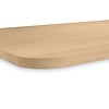 Waschtischplatte Eiche mit runden Ecken - mit Löchern - nach Maß - 4 cm (40 mm) dick - Eichenholz A-Qualität (A/B) - Massivholz Unterschrank Waschtischplatte Eiche mit runden Ecken - mit Löchern - nach Maß - 4 cm (40 mm) dick - Eichenholz A-Qualität (A/B) - Massivholz Unterschrank
