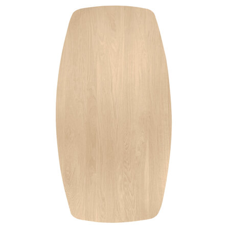 Tischplatte Eiche bootsförmig (Dänisch oval) massiv - 2,7 cm (27 mm) dick - Eichenholz A-Qualität (A/B) - Massivholz mit breiten Lamellen verleimt - HF 8-12% Tischplatte Eiche bootsförmig (Dänisch oval) massiv - 2,7 cm (27 mm) dick - Eichenholz A-Qualität (A/B) - Massivholz mit breiten Lamellen verleimt - HF 8-12%