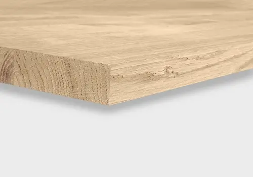 Tischplatten Eiche von 40 bis 50 mm Stärke bei Eichenholzprofi – Tischplatten aus massivem Eichenholz in 4 oder 4,5 cm Dicke, nach Maß & nach Wunsch gefertigt!