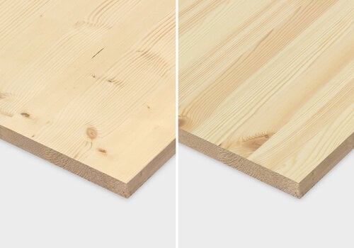 Leimholz-Arbeitsplatten aus verschiedenen Holzarten bei Eichenholzprofi.de – Alle Massivholz-Arbeitsplatten aus Buche, Fichte und Kiefer – günstig online!