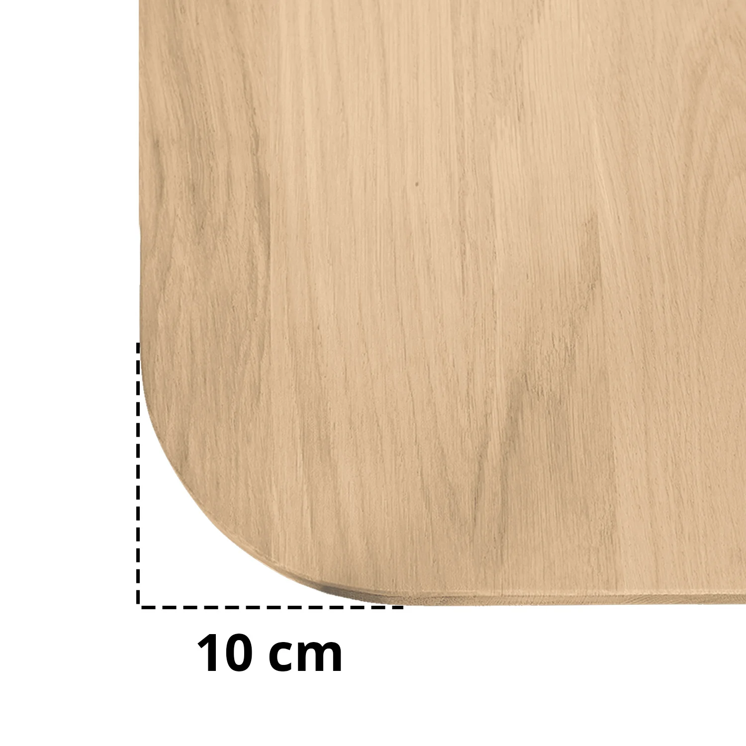 Radius: 10 cm (standard)