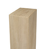 Block-Tischbeine Eiche- Set (4 Stück) - 10x10 cm - 72 cm hoch - Esstischbeine (massiv) aus Eichenholz rustikal (B/C) - HF 8-12%