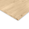 Arbeitsplatte Eiche massiv - 2,7 cm (27 mm) dick - Eichenholz rustikal (B/C) - Leimholz mit breiten Lamellen - HF 8-12%
