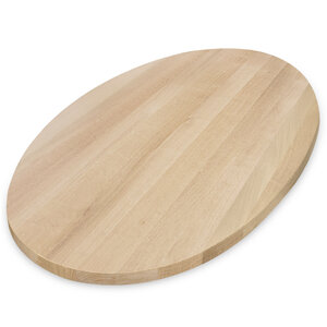 Tischplatte Eiche - oval - 4 cm - A-Qualität Tischplatte Eiche - oval - 4 cm - A-Qualität