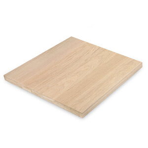 Tischplatte Eiche - quadratisch - 6 cm (2-lagig) - A-Qualität