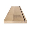 Treppenstufe Eiche massiv - nach Maß - 2,7 cm (27 mm) dick - Eichenholz rustikal (B/C)  - verleimtes Massivholz - HF 8-12%