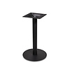 Bistrotischgestell Metall - schwarz - 8 cm - 43 cm (Bodenplatte)- 72 cm hoch - Zentrales Gastronomie-Tischgestell (Tischfuß / Mittelfuß) aus beschichtetem Gusseisen