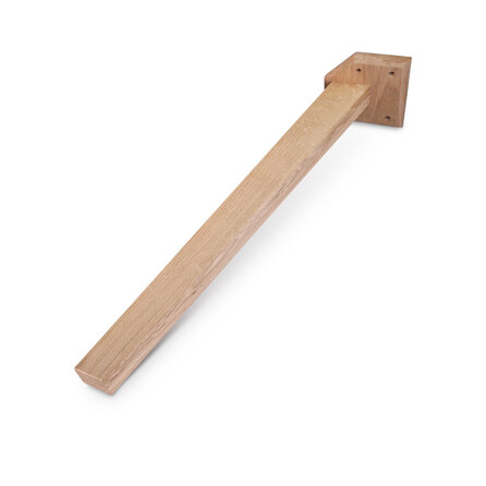 Tischbeine - Eiche - schräg - Set (4 Stück) - 71 cm hoch - Esstischbeine (massiv) aus Eichenholz rustikal (B/C) - HF 8-12% Tischbeine - Eiche - schräg - Set (4 Stück) - 71 cm hoch - Esstischbeine (massiv) aus Eichenholz rustikal (B/C) - HF 8-12%