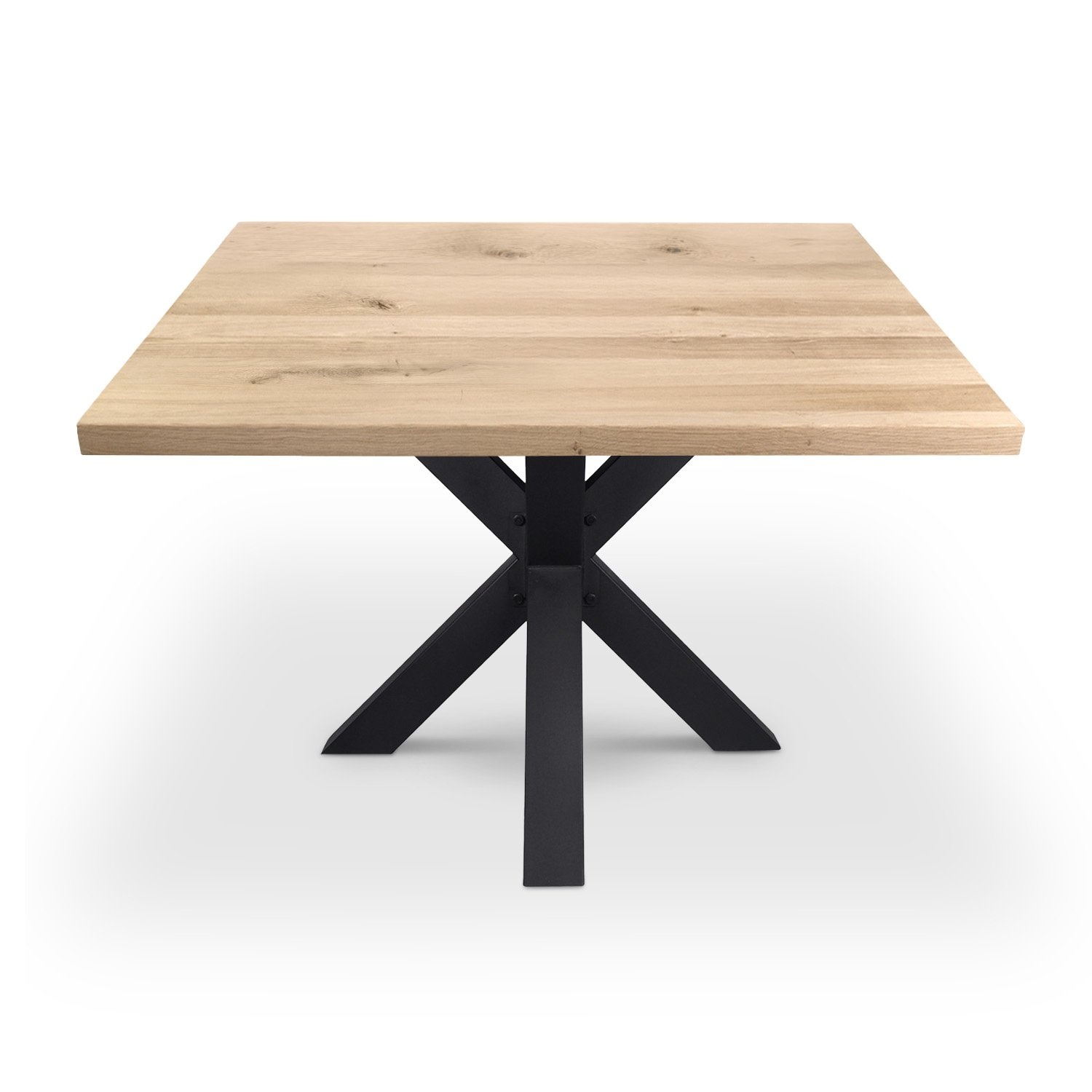 Quadratischer Eichen-Esstisch - 4cm - B/C - nach Maß
