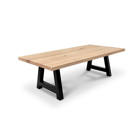 Couchtisch Eiche massiv - nach Maß - 4 cm (40 mm) dick - Eichenholz rustikal (B/C) - Sofa-/Wohnzimmertisch mit breiten Lamellen Couchtisch Eiche massiv - nach Maß - 4 cm (40 mm) dick - Eichenholz rustikal (B/C) - Sofa-/Wohnzimmertisch mit breiten Lamellen