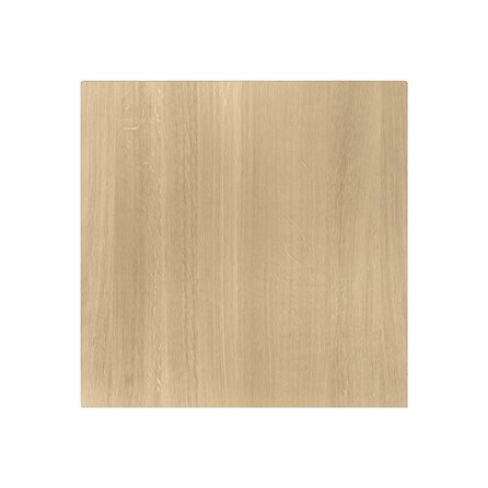 Couchtisch Eiche quadratisch massiv - 2,7 cm (27 mm) dick - Eichenholz A-Qualität (A/B) - Sofa-/Wohnzimmertisch mit breiten Lamellen