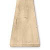 Konsolentisch Eiche massiv - nach Maß - 4 cm (40 mm) dick - Eichenholz rustikal (B/C) - Wandtisch mit breiten Lamellen