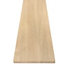 Konsolentisch Eiche massiv - nach Maß - 2,7 cm (27 mm) dick - Eichenholz A-Qualitätl (A/B) - Wandtisch mit breiten Lamellen