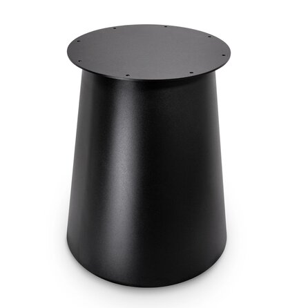 Säulengestell Metall (groß) - schwarz - 60 cm - 72 cm hoch - Zentrales Esstischgestell (Säulenfuß / Mittelfuß) aus beschichtetem Stahl Säulengestell Metall (groß) - schwarz - 60 cm - 72 cm hoch - Zentrales Esstischgestell (Säulenfuß / Mittelfuß) aus beschichtetem Stahl