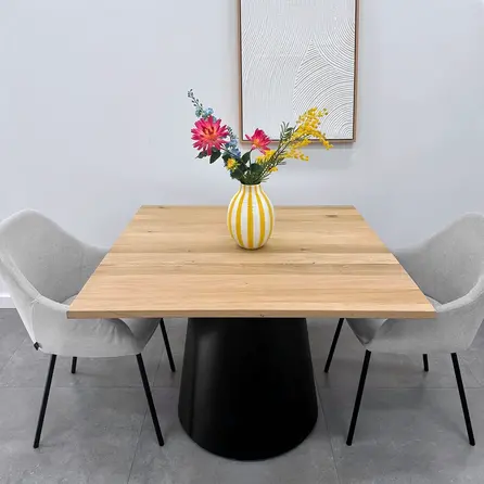 Säulengestell Metall (groß) - schwarz - 60 cm - 72 cm hoch - Zentrales Esstischgestell (Säulenfuß / Mittelfuß) aus beschichtetem Stahl Säulengestell Metall (groß) - schwarz - 60 cm - 72 cm hoch - Zentrales Esstischgestell (Säulenfuß / Mittelfuß) aus beschichtetem Stahl