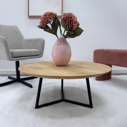 Dreibein-Couchtischgestell Metall - 2x2 cm - 49,5x42,9x31 / 63,5x54,9x38 cm - Sofa-/Wohnzimmer-Tischgestell (Tischfuß) aus beschichtetem Stahl