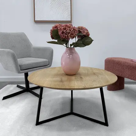 Dreibein-Couchtischgestell Metall - 2x2 cm - 49,5x42,9x31 / 63,5x54,9x38 cm - Sofa-/Wohnzimmer-Tischgestell (Tischfuß) aus beschichtetem Stahl