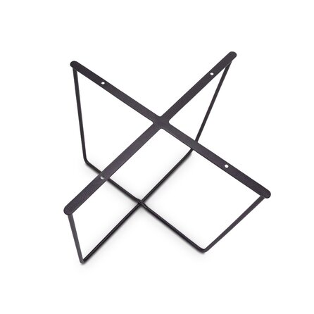 Kreuz-Couchtischgestell Metall - 1 cm (rund) - 53 oder 73 cm - 38 cm hoch - Sofa-/Wohnzimmer-Tischgestell (Tischfuß) aus beschichtetem Stahl