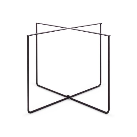 Kreuz-Couchtischgestell Metall - 1 cm (rund) - 53 oder 73 cm - 38 cm hoch - Sofa-/Wohnzimmer-Tischgestell (Tischfuß) aus beschichtetem Stahl