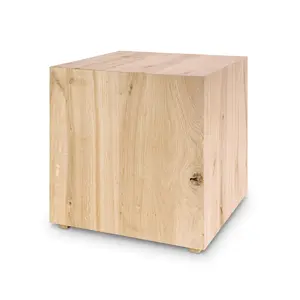 Couchtisch Eiche Kubus - nach Maß - 2 cm - rustikal - breite Lamellen