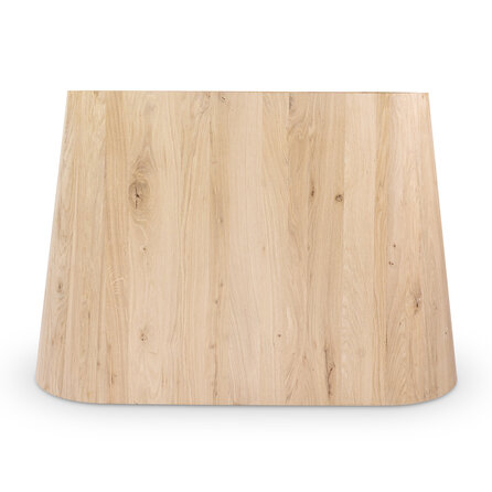 Eichen Säulengestell konisch - Länge: 105 cm - Breite: 25-45  - 71 cm hoch - Zentrales Esstischgestell (Säulenfuß / Mittelfuß) aus Eichenholz Rustikal (B/C) - HF 12%