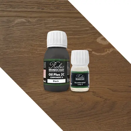 Rubio Monocoat Öl - 0,13 Liter - 2-Komponenten-Öl (A+B) - für den Innenbereich Rubio Monocoat Öl - 0,13 Liter - 2-Komponenten-Öl (A+B) - für den Innenbereich