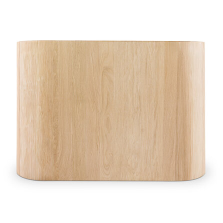 Eichen Säulengestell - Länge: 105 cm - Breite: 45 - 71 cm hoch - Zentrales Esstischgestell (Säulenfuß / Mittelfuß) aus Eichenholz A-Qualität (A/B) - HF 12%