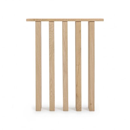 Lamellen-Tischbein - Eiche - 60 cm breit - 72 cm hoch - Lamellen-Esstischbeine (massiv) aus Eichenholz rustikal (B/C) - HF 12%