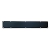 Metall-Tischbeine in Blockform schwarz - 2er-Set - Profil 10x10 cm - 78 cm breit - 72 cm hoch - Esstischbeine aus pulverbeschichtetem Stahl, RAL 9005