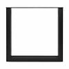 Metall-Tischbeine in U-Form schwarz -2er-Set - Profil 5x10 cm - 76 cm breit - 72 cm hoch - Tischkufen aus pulverbeschichtetem Stahl, RAL 9005