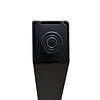 Metall-Tischbeine in Scherenform schwarz -2er-Set - Profil 4x4 cm - 78 cm breit - 72 cm hoch - X/Y-Esstischbeine aus pulverbeschichtetem Stahl, RAL 9005