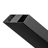 Metall-Couchtischbeine in X-Form schwarz - 2er-Set - Profil 5x5 cm - 54 cm breit - 37,5 cm hoch - Couchtisch-Beine aus pulverbeschichtetem Stahl, RAL 9005