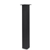 Metall-Tischbeine in Blockform schwarz -4 einzelne Tischbeine im Set - Profil 10x10 cm - 70 oder 72 cm hoch - Esstischbeine aus pulverbeschichtetem Stahl, RAL 9005
